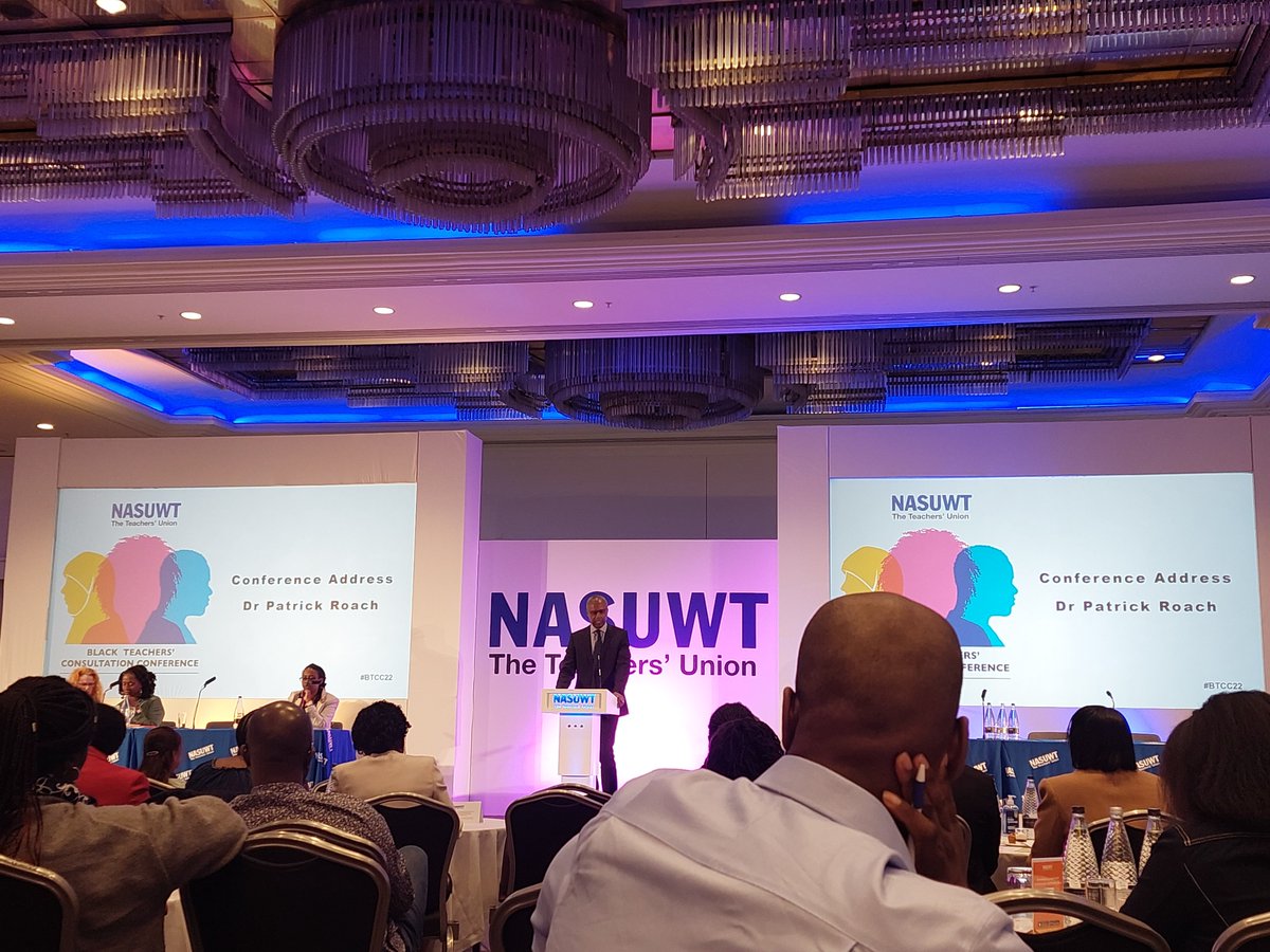 STynesideNASUWT's tweet photo. NASUWT: RT @Francine_P_83: #NASUWT #BTCC22 Black Consultation Teachers Conference ๐๐ฝ๐๐พ๐๐ฟ Time for us to reflect, discuss and progress https://t.co/I2EBfRKMqp