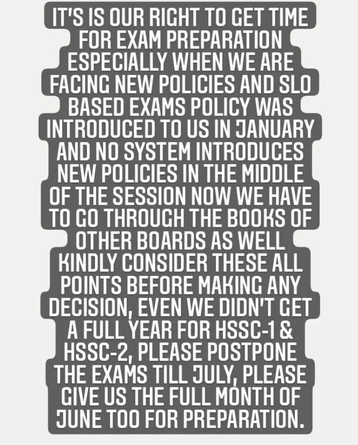 itxubaid22's tweet image. Plz #delay_board_exams2022