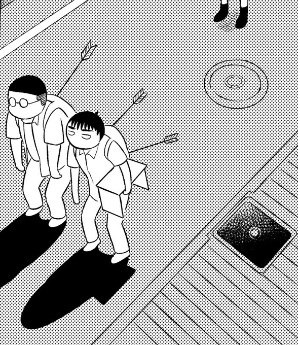 発売中モーニング・ツー7号に #ひらばのひと 第11話<曲垣と度々平>掲載中です。
音羽亭の火事の原因、前座の勉強会、怖い師匠、励ます先輩
そして背中に矢を受ける泉太郎とコロ助。 