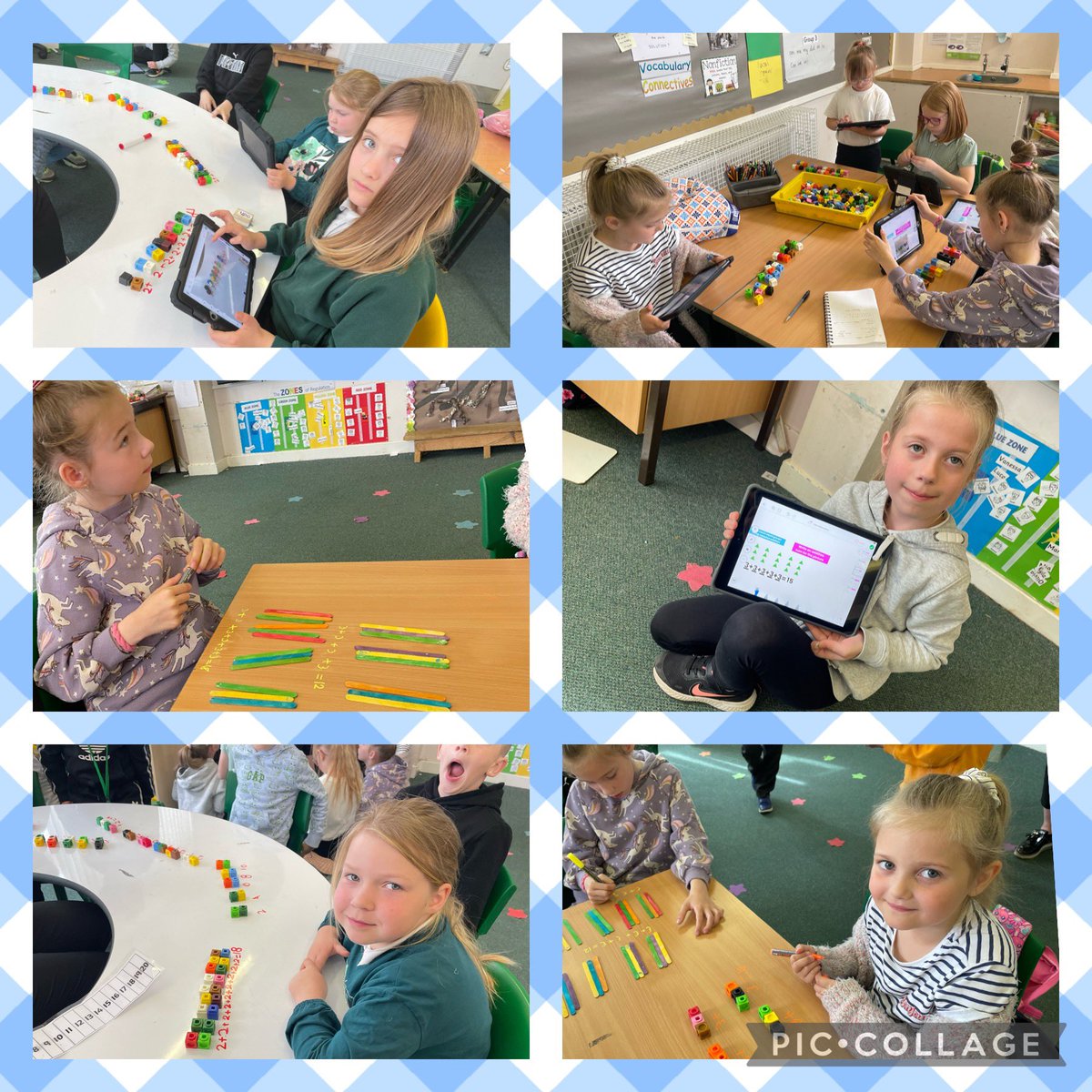 Great to see pupil lead learning in p2/3 <a href="/StColumbas2016/">St Columbas Primary School</a> developing repeated addition with learners skip counting in 2s and 3s.  Fantastic use of IT to share and record their leaning <a href="/WLmaths/">WL Numeracy and Maths</a> <a href="/WL_Equity/">WL Equity</a>