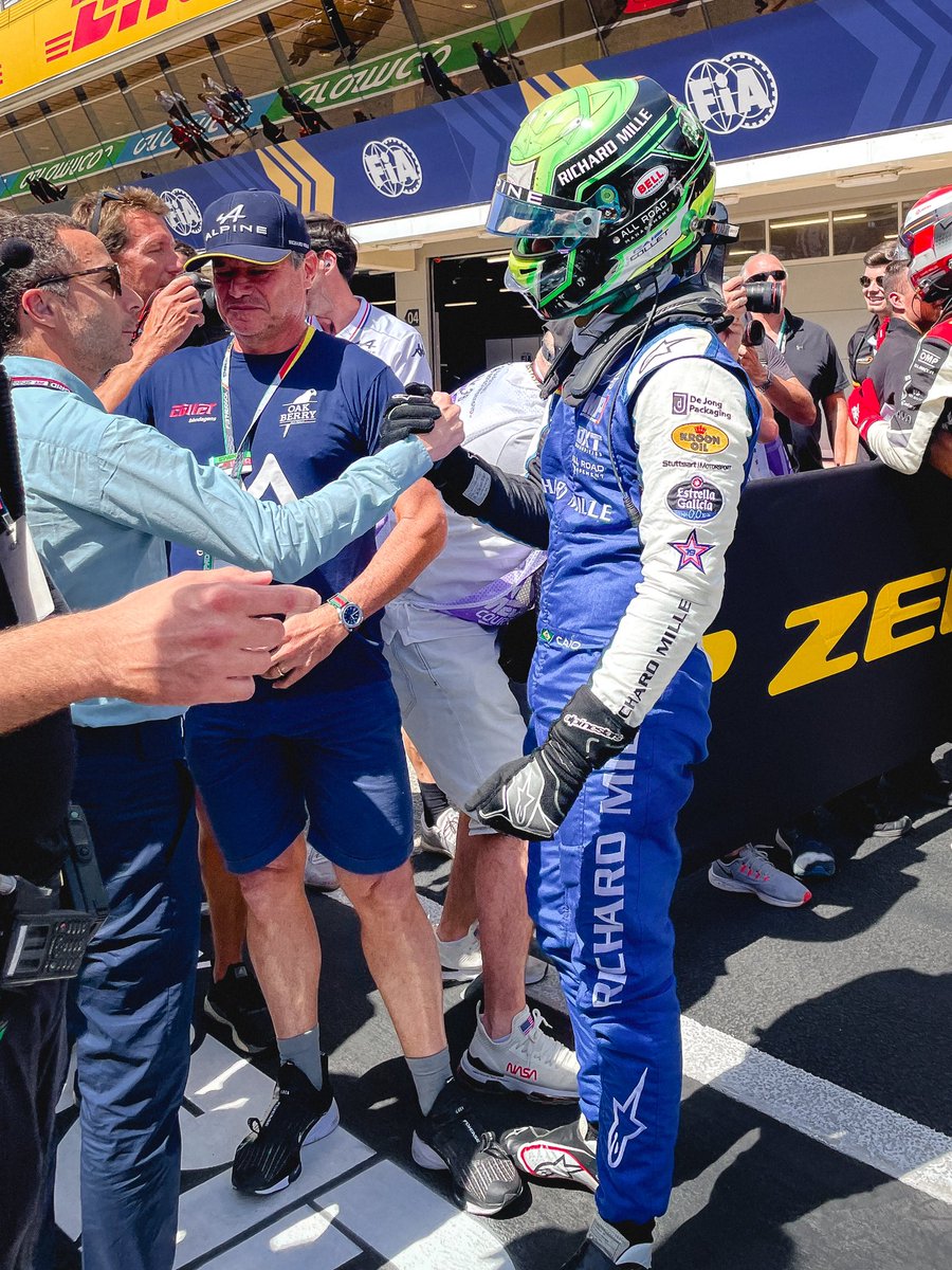 AlpineRacing's tweet photo. Podium for breakfast 🤙 P3 finish for @caiocollet in the @FIAFormula3 Sprint Race 🥉

#AlpineAcademy #F3 #SpanishGP https://t.co/cT2qMdtsec