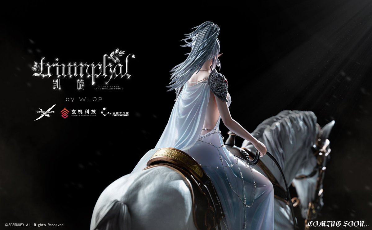 Light Year Studio WLOP 玄机科技正版授权wlop监修光年工作室《鬼刀》海琴烟收藏级1/4雕像《凯旋》 coming soon！  “如果这真的是我的宿命，我也要与之抗争到底！ ”