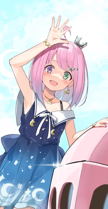 30日目。姫森ルーナ様。
#ルーナート #100日チャレンジ 