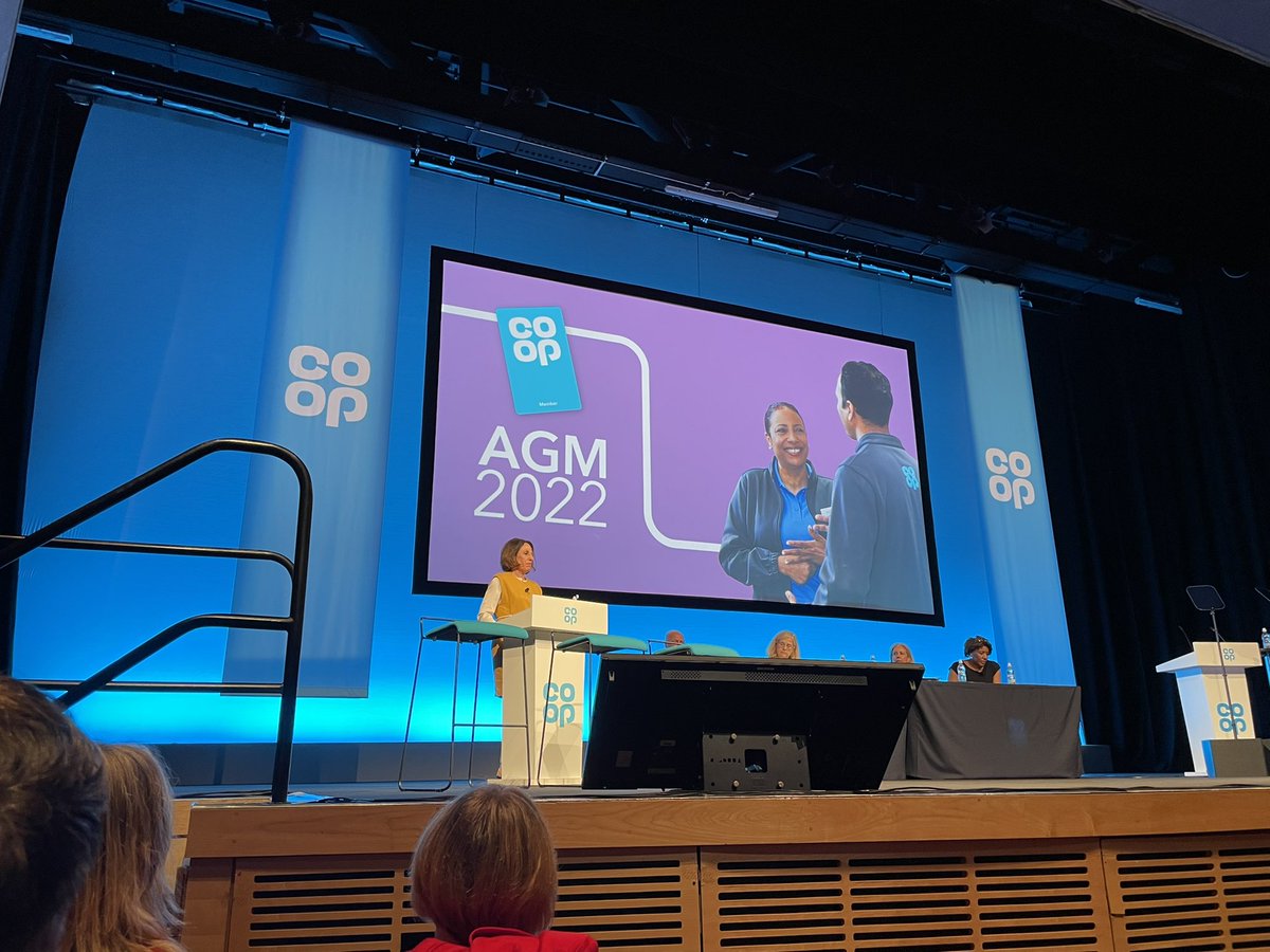 First fully in person AGM in a while. Warm welcome from our new interim CEO <a href="/skhouryhaq/">Shirine Khoury-Haq</a> at <a href="/coopuk/">Co-op</a> #cooperation