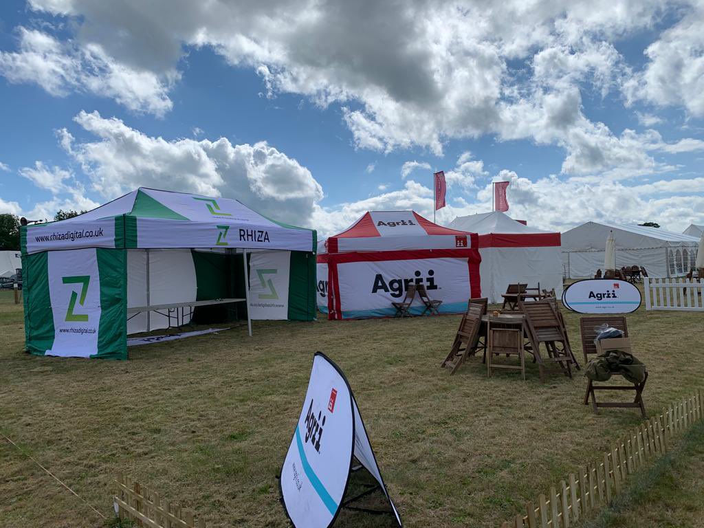 A soggy set up day yesterday but we’ve booked the sun for tomorrow..  ☀️ 

Essex Young Farmers Show at Roxwell near Boyton Hall - come and say hello! We’re located on the main ring with <a href="/RHIZADigital/">RHIZA Digital</a> 📡👋 

<a href="/EssexYFCShow/">Essex YFC Show</a> <a href="/EssexYFC/">Essex Young Farmers</a> #EssexYoungFarmersShow #YFC