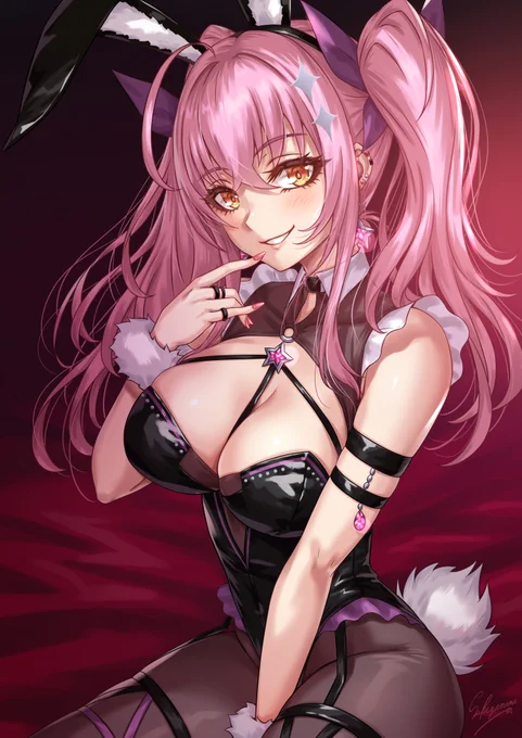 ピンクツインテバニーサキュバスちゃん🐰 
