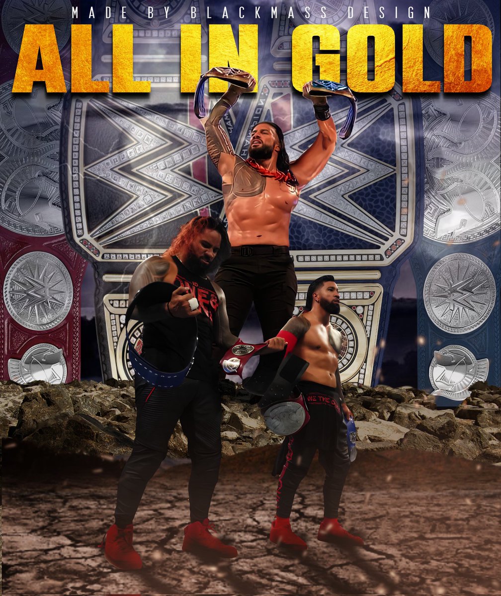 BlxckmassDesign's tweet photo. New blackmass design for @WWEUsos and @WWERomanReigns
#AllInGold #Usos #RomanReigns #Bloodline #SmackDown #WWE #WWERaw #Undisputed https://t.co/CtTYqEsgqS