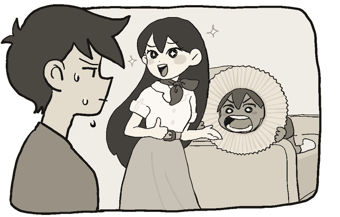 こんなところに真実の口があるわ! 