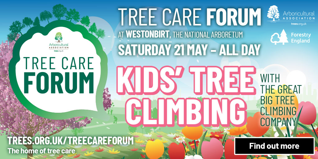 ArbAssociation's tweet photo. So much going on at the #TreeCareForum on Saturday it's hard to keep up! Free kids #tree climbing sure to be popular! https://t.co/jYQVeS05VY