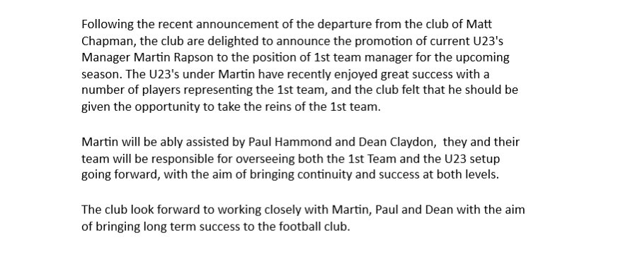 Horley Town Football are delighted to announce some great news for the upcoming 22/23 season. #HTFC