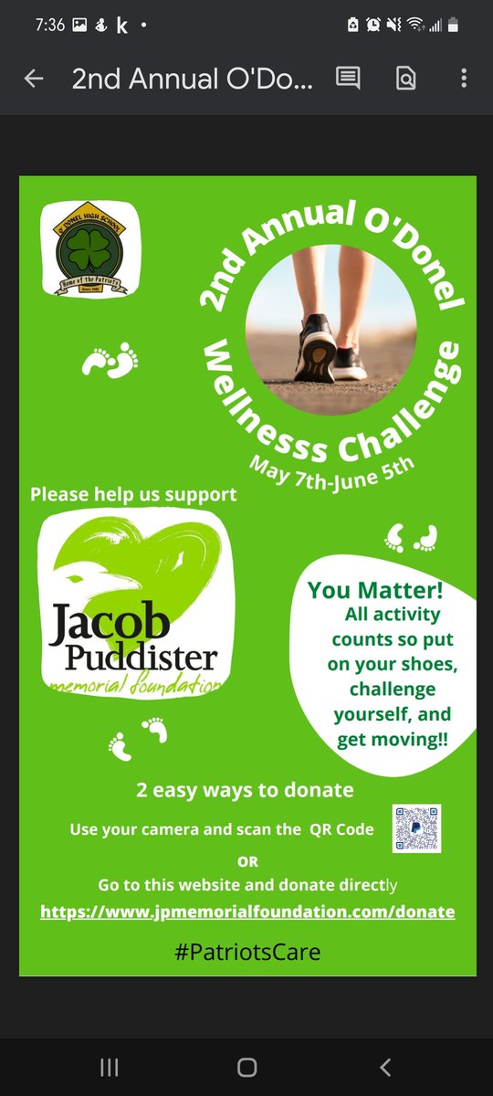 O'Donel High (@odhigh) on Twitter photo Your OD Staff have virtually trekked to Nova Scotia already! Please support our journey as we raise $ for The Jacob Puddister Foundation - an organization that services mental health issues with our youth. And show support by moving, too! Tweet your activity pics at us! <a href="/NLESDCA/">NLESD</a> Your OD Staff have virtually trekked to Nova Scotia already! Please support our journey as we raise $ for The Jacob Puddister Foundation - an organization that services mental health issues with our youth. And show support by moving, too! Tweet your activity pics at us! <a href="/NLESDCA/">NLESD</a>