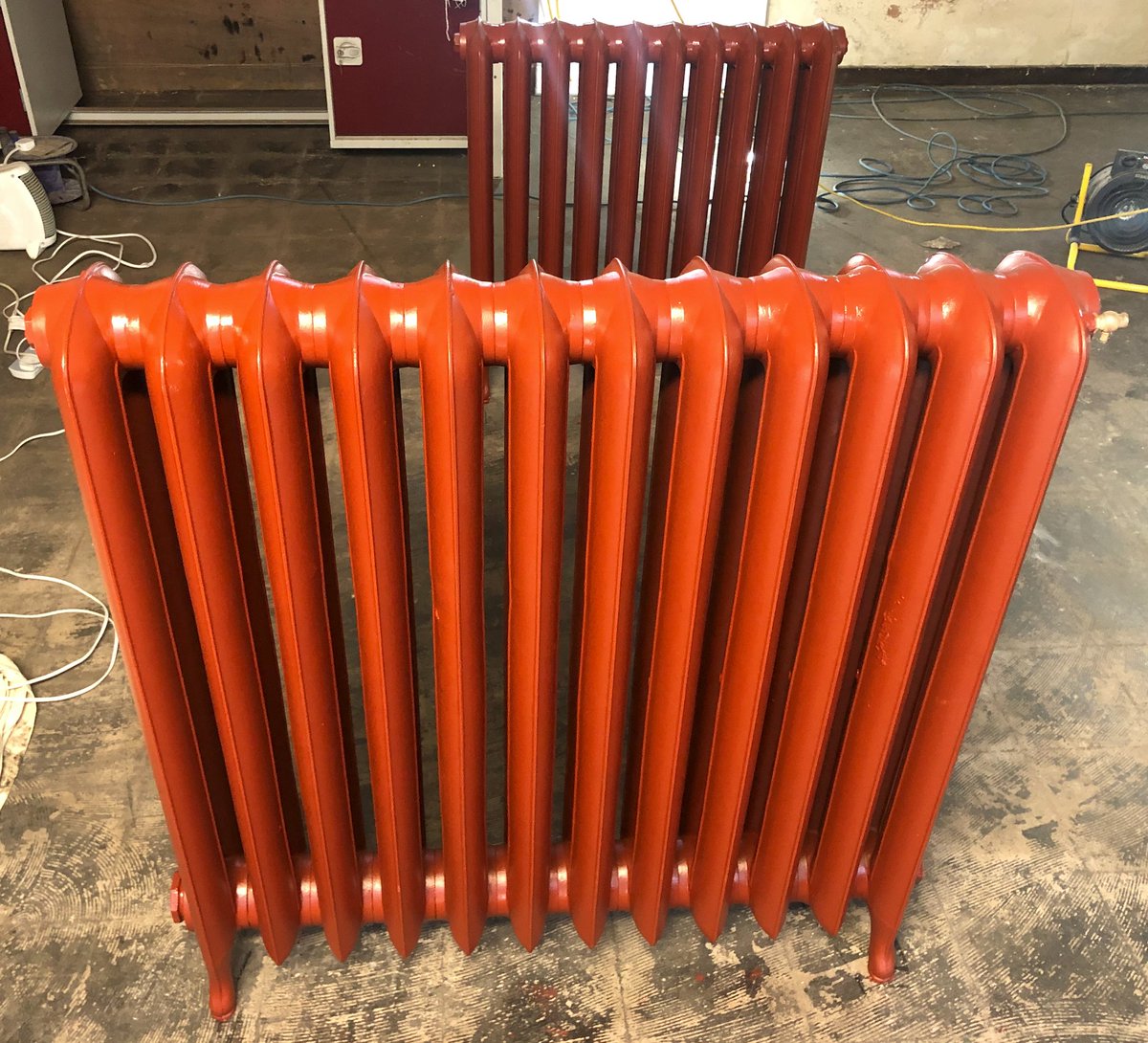 Church Central Heating Works Undertaken
Here  a new underfloor heating system  has been installed within a breathable limecrete floor slab, this has then been finished with stone paving. Traditional cast iron radiators have also been installed within the Grade II* Historic Church