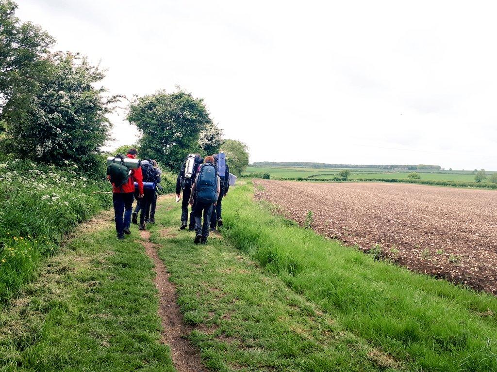 Bronze expedition off to a great start. Let's hope the rain holds off! #dofe <a href="/DofENorth/">DofE North</a>