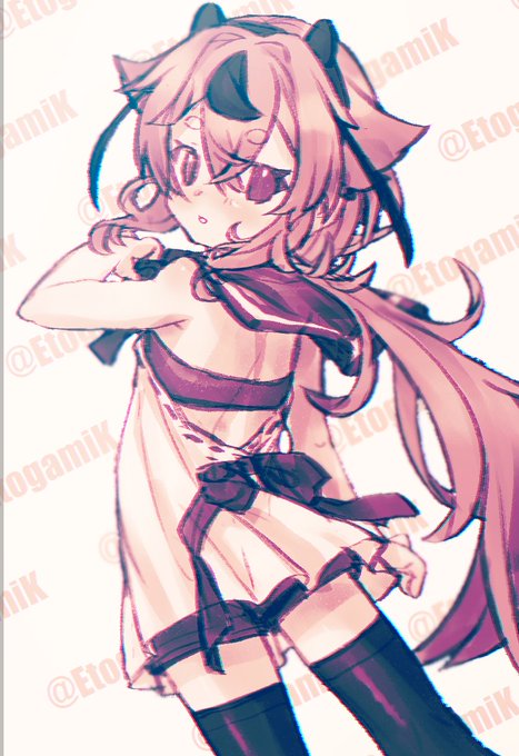 #鳴花ヒメ デート服? 