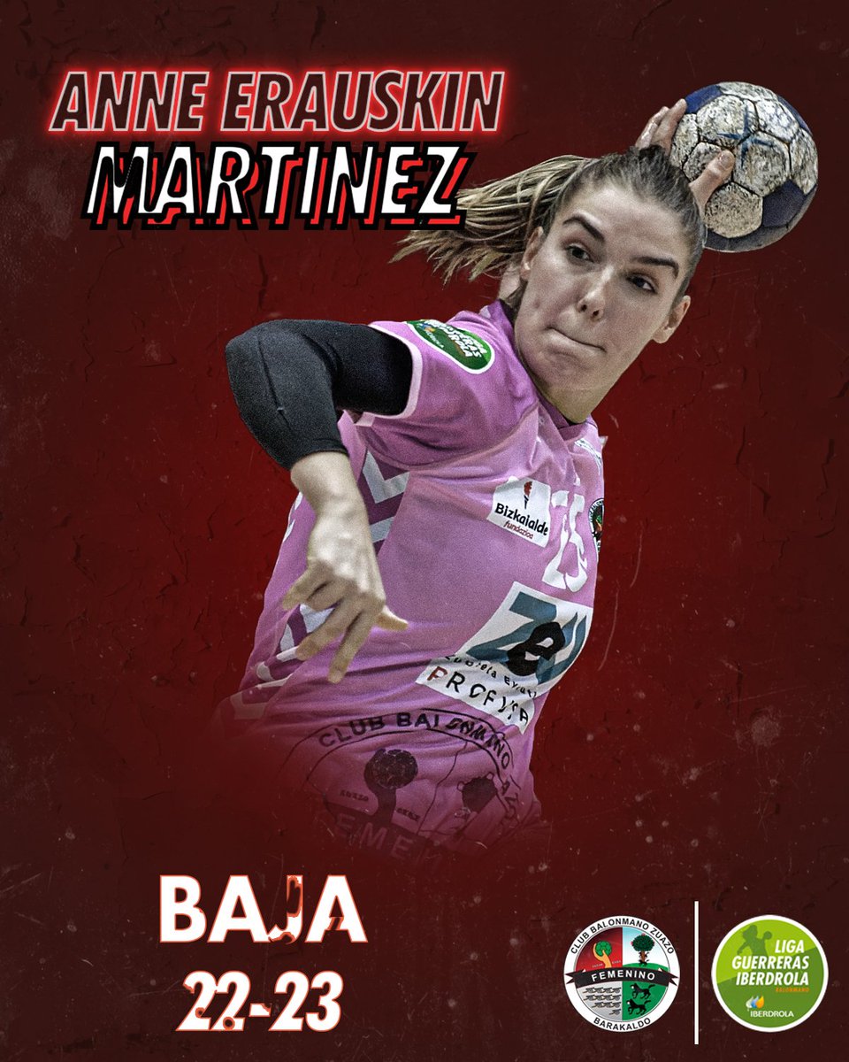 Club Balonmano Zuazo (@cbmzuazo) on Twitter photo 🔊 BAJAS: La extremo Anne Erauskin Martínez <a href="/Anneera7/">Anne Erauskin</a> finaliza etapa con las #GuerrerasZuazotarras tras 4 grandes temporadas. Desde que llegara cedida por <a href="/errotabarri1/">Errotabarri</a> destacó por su impecable técnica y velocidad. Mucha suerte en tu próximo destino! Eskerrik asko 👏👏
#ZuazoGara 🔊 BAJAS: La extremo Anne Erauskin Martínez <a href="/Anneera7/">Anne Erauskin</a> finaliza etapa con las #GuerrerasZuazotarras tras 4 grandes temporadas. Desde que llegara cedida por <a href="/errotabarri1/">Errotabarri</a> destacó por su impecable técnica y velocidad. Mucha suerte en tu próximo destino! Eskerrik asko 👏👏
#ZuazoGara
