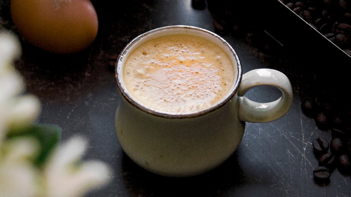 Savouring a coffee whilst crafting today's breakfast spread -we'll likely make our way through a few more before the afternoon is over.