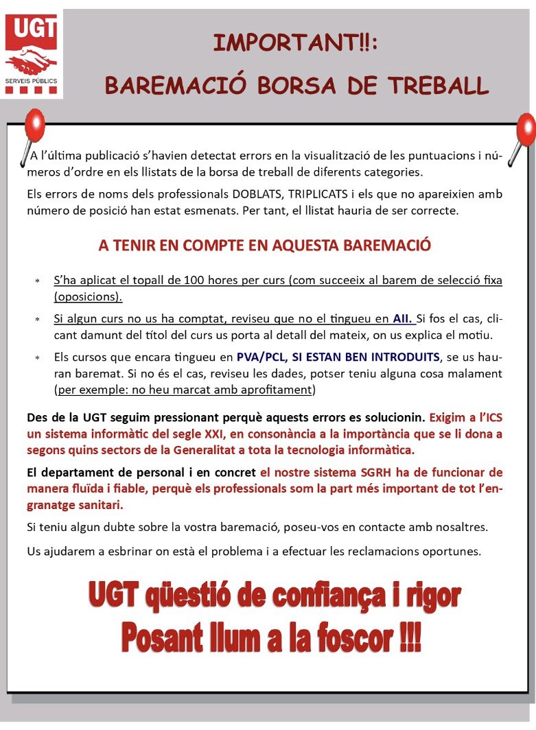 Ugt-ics-CatalunyaCentral tweet media