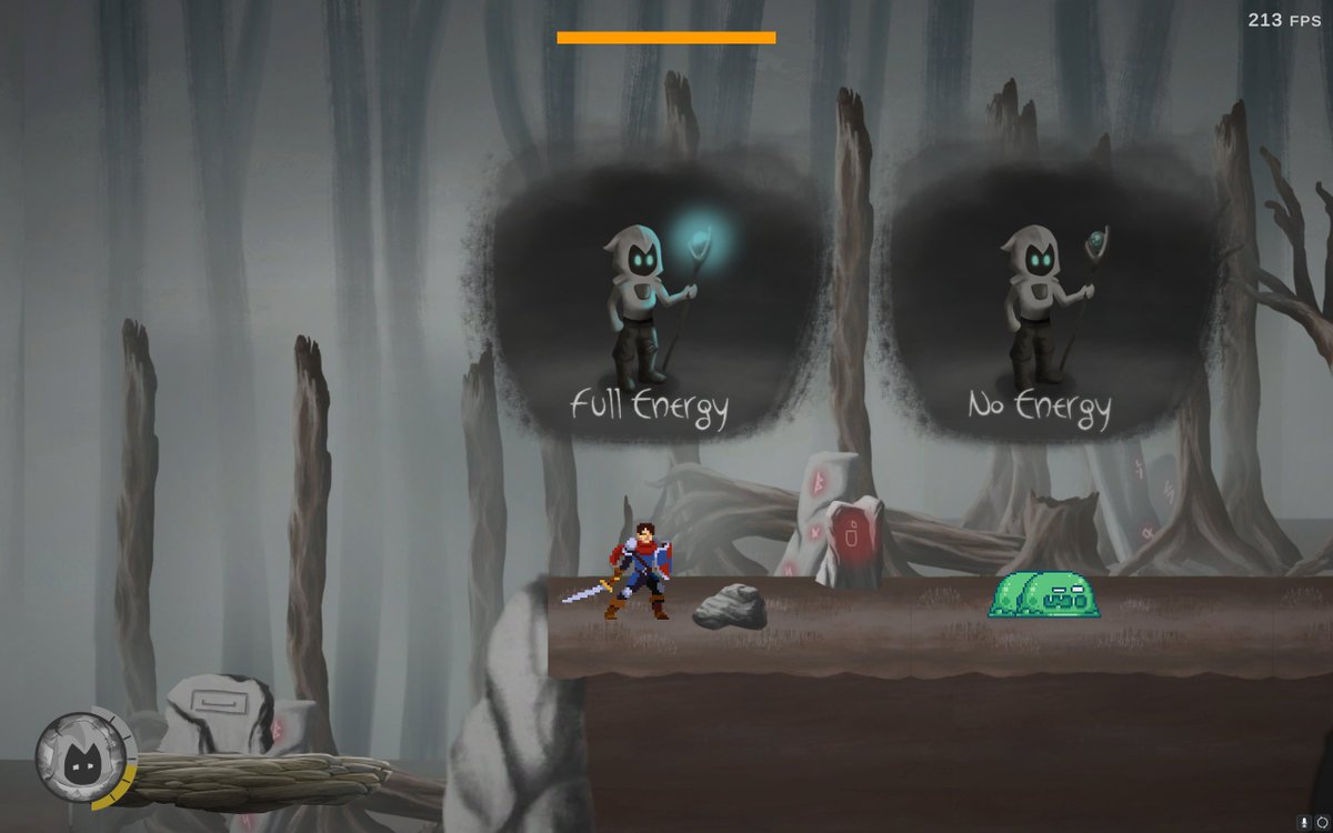 NovaStudio14's tweet image. Opinions guys! Please tell us what you think about the GAIA's health bar! It changes expressions depending on the amount of health points she has!

#indiegame #indiedev #conceptart #screenshotsaturday #gamedev