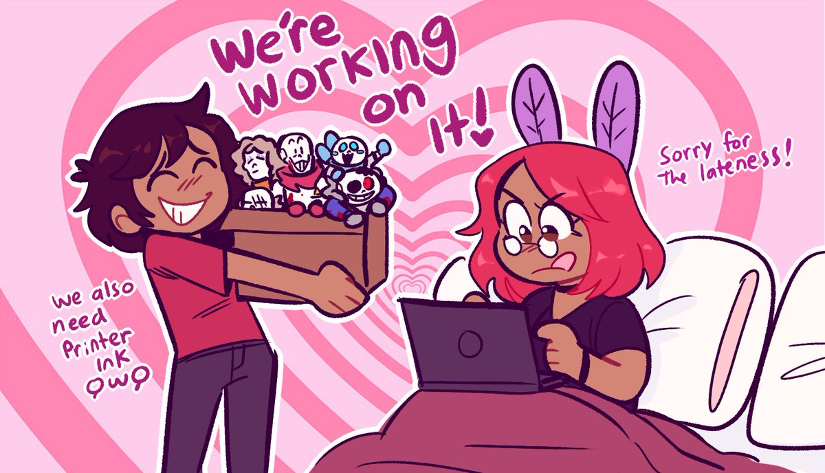 they fellas! I'm not as active here as my other socials but here's a rundown on the ut au plushies!
🌟PLEASE read this ko-fi post and follow me there for further updates! its long but its all very important updates on why orders are taking so long
ko-fi.com/post/UT-AU-Plu…
