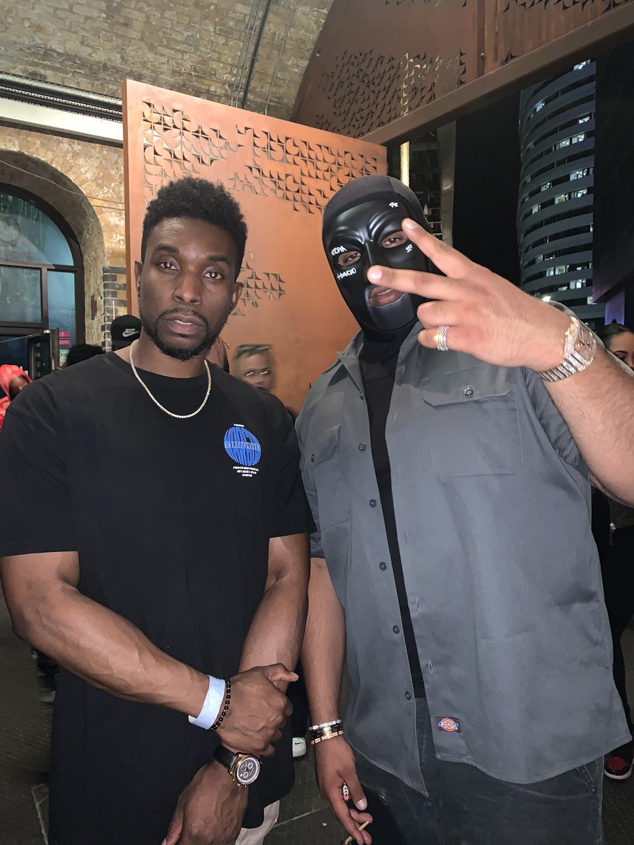 Margunofficial's tweet photo. Creative Director @Driss_Co at the @mhuncho Immersive Debut Album Launch in an unreleased Domination Tee 

History was made as Idris also apart of BennyBoy Events curated this unique activation at the illustrious @AuresLondon #Bennyboyevents #Mhuncho #chasingeuphoria #aureslondon https://t.co/cdVYbjBAZk
