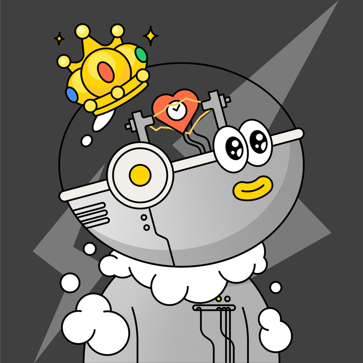 EggCameFirstNFT's tweet photo. 👑🥚🤖

#NFTCommunity #NFTGiveaways #nftart #NFTProjects https://t.co/PLlVrbLXQa