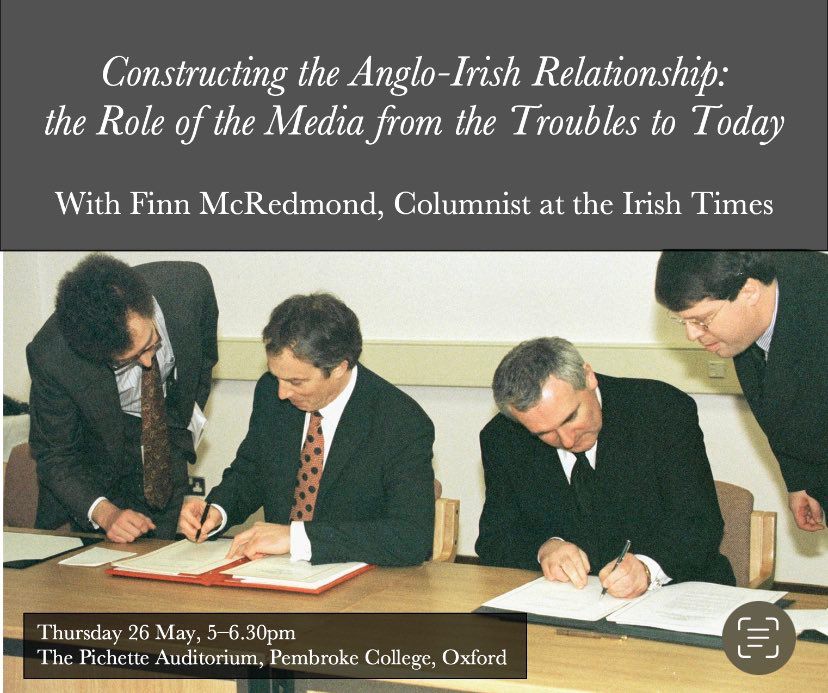 A seminar that may be of interest to our followers, 5pm 26 May, <a href="/PembrokeOxford/">Pembroke College</a>