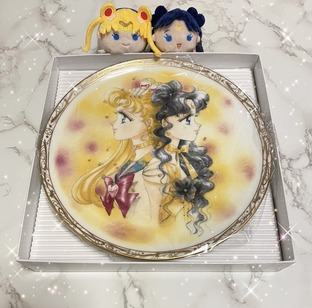 RT @pasha39369: セーラームーンのノリタケコラボプレート届いた