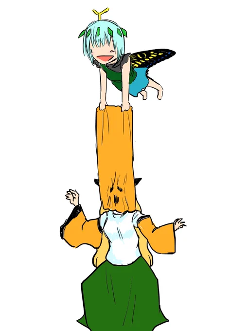 #軽い気持ちで描いたら思った以上に反響があった絵 