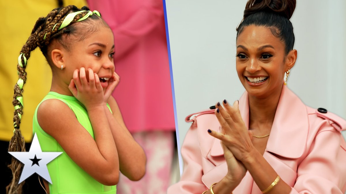 BGT's tweet photo. BGTeaser! 🥰

7-year-old Skylar has the SURPRISE of her life when @aleshaofficial turns up at her dance practice with an invitation to AUDITION 😲

Watch the heartwarming moment here: https://t.co/i7SrCFvttS 

#BGT, 8pm on @ITV &amp; @WeAreSTV https://t.co/Ltf7QWSDEO