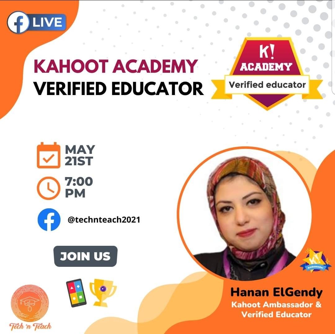 HananElGendy90's tweet photo. 📢Free Webinar📢
How to be a Kahoot Academy Verified educator?
🗓️Date: May 21
🕡Time: 7:00 pm (+2 GMT)
Join from this link:
https://t.co/xHv5tZfyeY
@Kahoot
@KahootAcademy
#MicrosoftEdu #MIEExpert #Egypt #MIEE #Tech_n_Teach #edutech #kahoot #kahootacademy #tech_webinar https://t.co/Bs81BNrQCX
