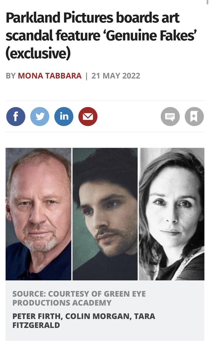 dailycolinmorg's tweet image. 📰: #genuinefakes, starring #colinmorgan as john myatt, is back in business!

parkland pictures has acquired the worldwide sales rights and filming will resume again later this year in staffordshire!

📎: screendaily.com/news/parkland-…