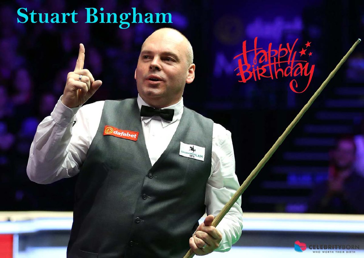 CelebrityBorn's tweet photo. Happy Birthday to @Stuart__Bingham (English Snooker Player)
- Other Name : Ball-run
#StuartBingham #snookerplayer #StuartBinghamBirthday
About : https://t.co/xPXfIkMGzd https://t.co/WFoQIJVY06
