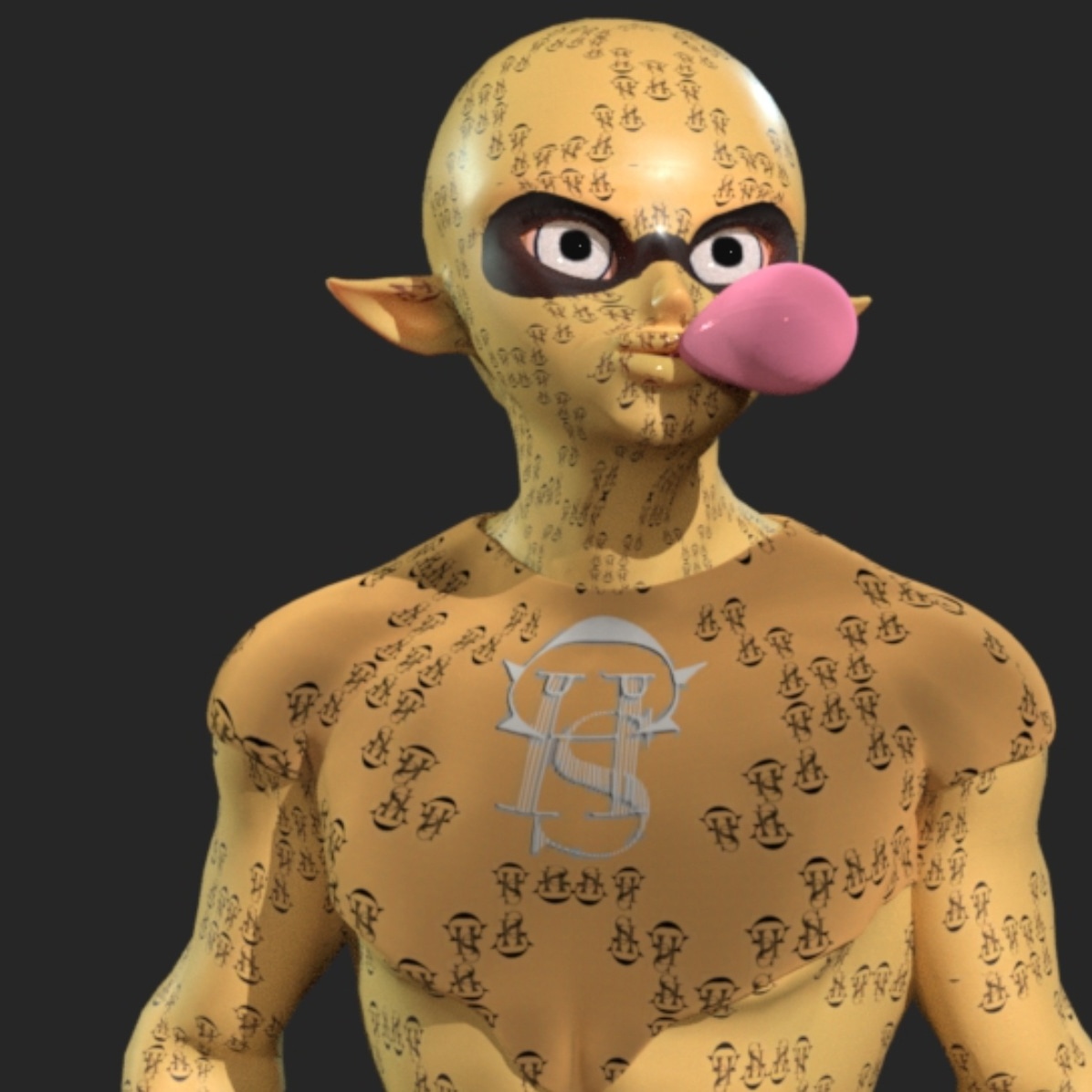 Hey Twitter show this 3D 8K Hodler to Elon Musk, Jeff Bezos, and Warren Buffett I want to see what they think it. #hodlsportclub