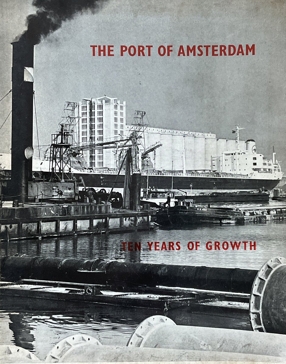 akd_art's tweet photo. Extremely scarce publication by the Amsterdam Port Authority 1960. #graphicdesign by Arn. H. Clerkx, industrial #photography by i.a. Ad Windig. https://t.co/PqT2kncjRu