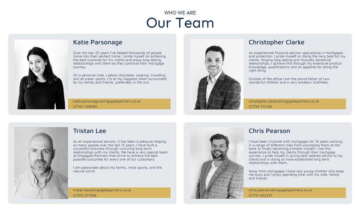 KingsgatePtrs's tweet photo. Meet the team @KingsgatePartners https://t.co/hqKZZZ21Dz