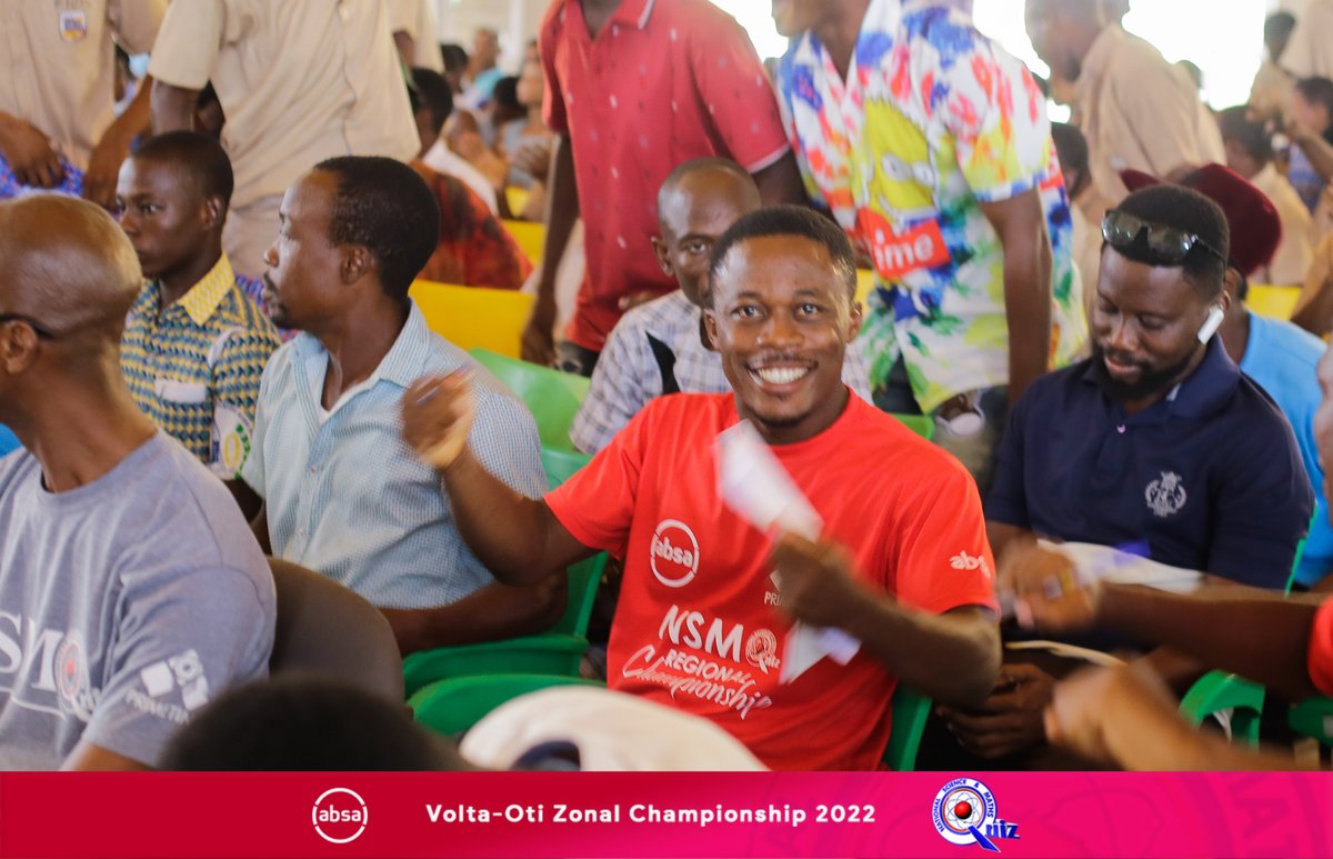 NSMQGhana's tweet photo. Volta-Oti Championship - Semifinal 1

End of Round 3

Bishop Herman College: 35pts
St. Paul’s SHS: 22pts
Anlo SHS: 17pts

@AbsaGhana #AbsaZonalChamps

#NSMQ2022 #Primetime https://t.co/C8ff3uFuLB