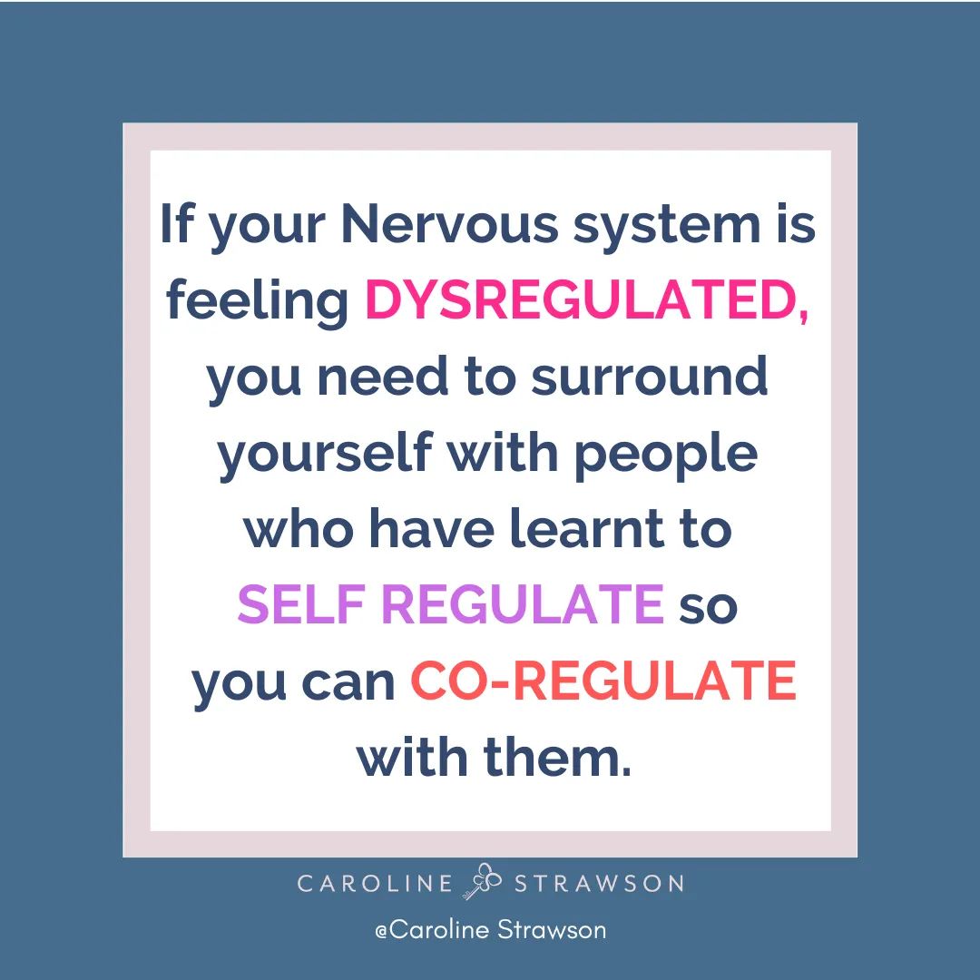 gerrydiamond71's tweet photo. Co-regulation is when one  nervous system supports and eases another.🧠🌱 https://t.co/FzCESTV1bm