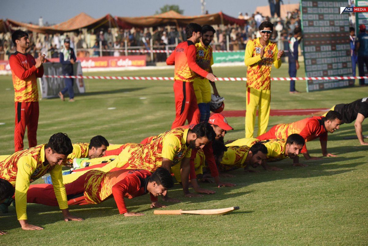 Congratulations Hindukush Strikers on winning the #GreenAfghanistan2022 Cup!🤩

After a thrilling match in Khost Cricket Ground, Pamir Legends were defeated & Hindukush Strikers hailed as champions. 

The tournament came to an end gathering huge crowds at the Grand Final!