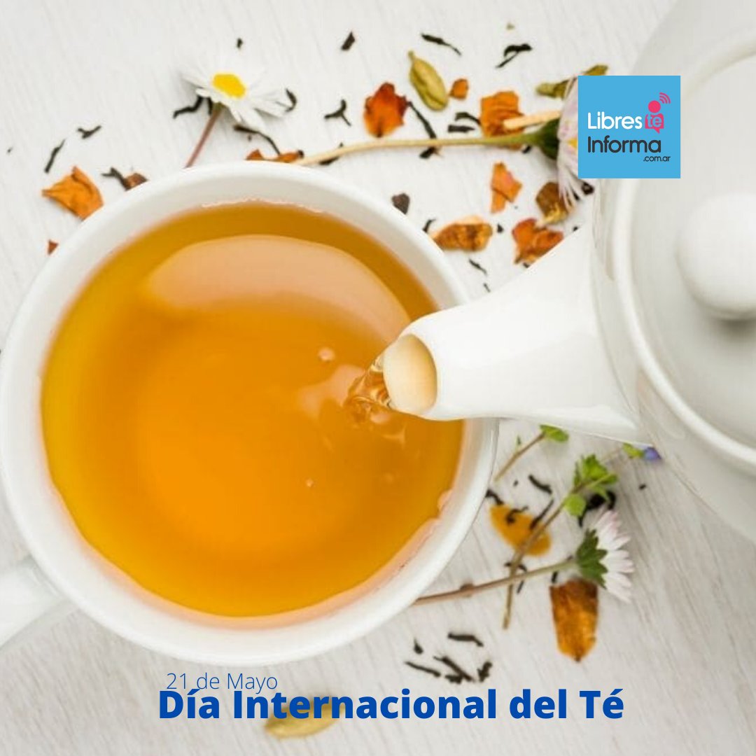 LibresTeInforma's tweet photo. DÍA INTERNACIONAL DEL TÉ 🍵
El Día Internacional del #Té fue instituido en 2019 por las #NacionesUnidas para promover la producción de la planta #CamelliaSinensis, de orígen chino y con sus hojas se hace la infusión. El té es la bebida más #consumida en el mundo después del agua https://t.co/bCPDOTptNr