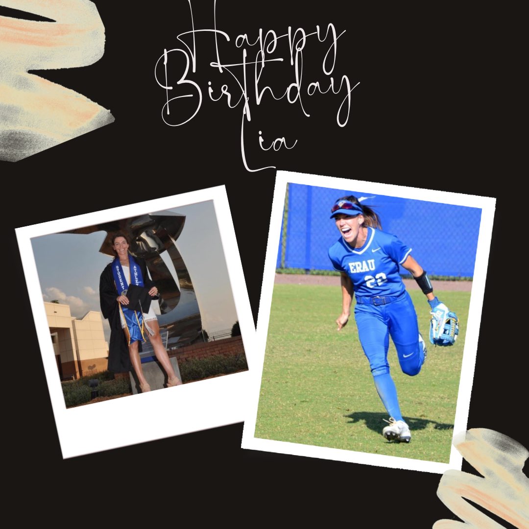 Happy Birthday Lia 🌺

2018 Pirate alum <a href="/johnson_lia22/">Lia Marie Johnson</a> just wrapped up her super senior year <a href="/ERAUSoftball/">Embry-Riddle Softball</a> where she helped lead the Eagles to a NCAA post season berth, became the single season SB leader at 32, &amp; named academic all-district! WOW!

We love U Lia! So proud💚💙