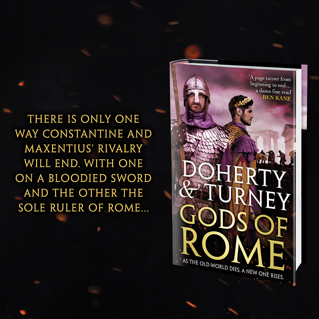 AriesFiction's tweet photo. There is only one way the rivalry will end. With one on a bloodied sword and the other the sole ruler of Rome.... 🗡️
#GodsOfRome - the final instalment in the #RiseofEmperors series by @GordonDoherty and @SJATurney - is out in paperback June 9th
⚔️: https://t.co/XDGjF1fjmq https://t.co/fkDaU6VWW3
