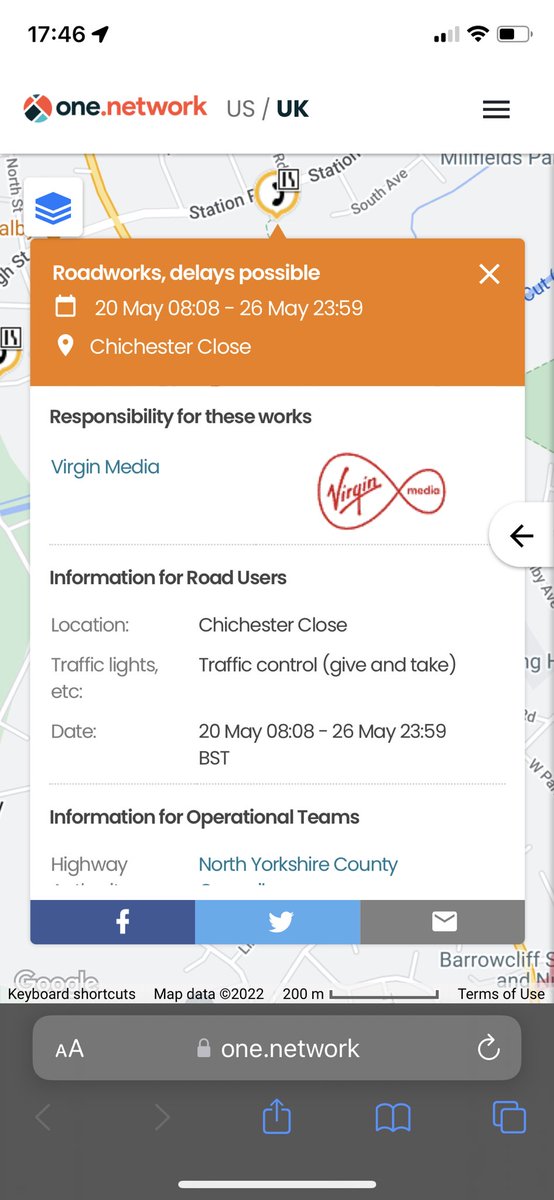 jonnyansell's tweet photo. @thinkbroadband @ispreview Looks like @virginmedia are building round the Scalby area of Scarborough.

@WeAreOpenreach Looks like you’ll be beaten to full fibre coverage of Scarborough. 🙁 https://t.co/KvSbFiKqo7