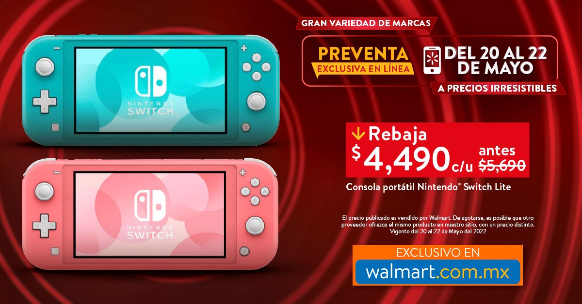 WalmartMexico's tweet photo. Lleva tu pasión a todos lados aprovechando los precios irresistibles de la #PreventaWalmart. 😌  https://t.co/rUcFJ36CVE https://t.co/83N9pX70vQ
