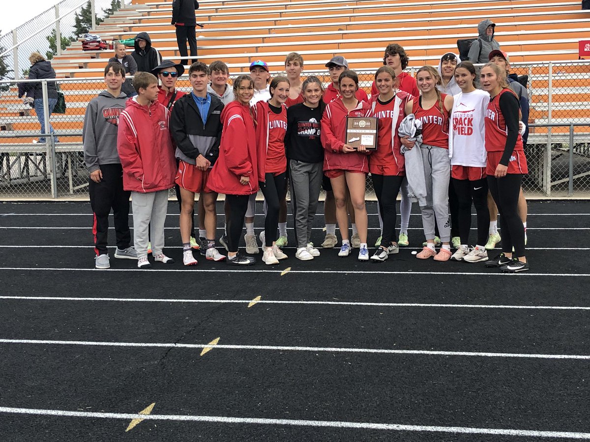 Congratulations to the Quinter boys and girls track teams on a successful regional track meet!  The girls took second place overall and the boys are the regional champions!  Pictured are the state qualifiers. We hope you can join us at state in Wichita next weekend!