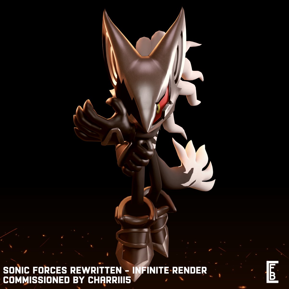 Fusionbluecore Commissions Open 1 5 V Twitter Had The Amazing Opportunity Of Being Commissioned By Charriii5 For Making The Render Of Infinite That You See In The Thumbnail For His Sonic Forces Rewritten