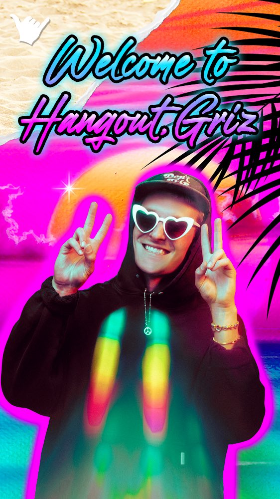 Griz's tweet photo. Doja Cat had to get tonsil surgery and couldn’t make it to @Hangoutfest so they asked me last min to fill in! See you Tonight @ 8:45 pm on the surf stage! I remixed one of her songs to bring some extra vibes, cuz i kno we all gon b missing her 😭 Get well soon Doja we love u!! 💜 https://t.co/f4HiK3zJaj