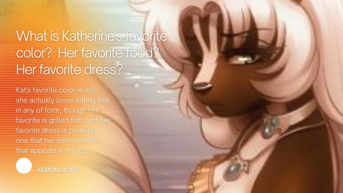 CafeKemono's tweet photo. Alex:  The Interviews on the Kemono Cafe may be delayed.
Alex:  Let's fix that with an interview question from @ABD_artist!
#PleaseRT #KemonoCafe #KCInterview https://t.co/jIQmsbTOUz