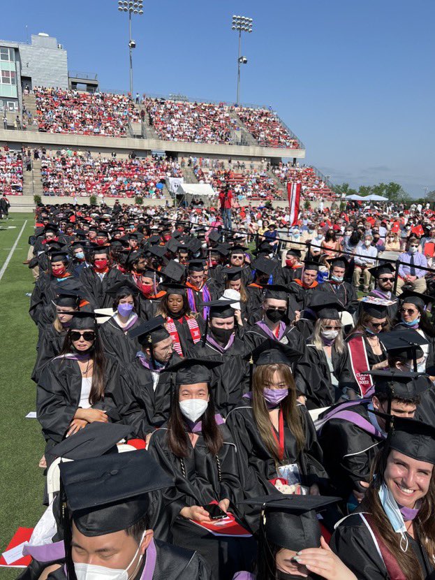 RPIEng's tweet image. Awarding of bachelor degrees at #RPI2022 Commencement