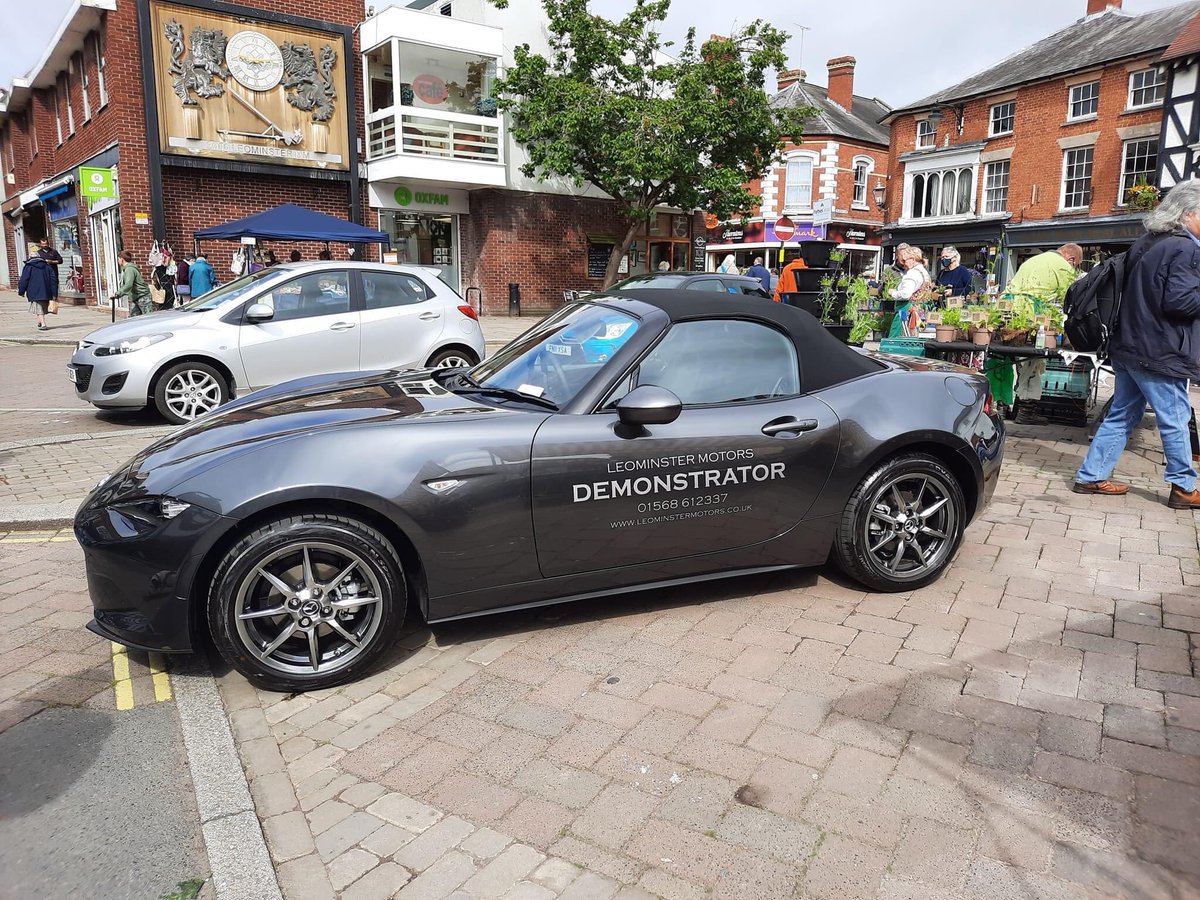 LeominstMotors's tweet photo. Great to be part of the @LeominsterBloom Plant and Craft Fair today and to see the town buzzing. If you’d like to book a test drive in our beautiful Mazda MX-5 demonstrator just give us a call on 01568 612337, we’re open 7 days a week.
#maxda #MX-5 #testdrive #buylocal #opentop https://t.co/KI4hc89CzR