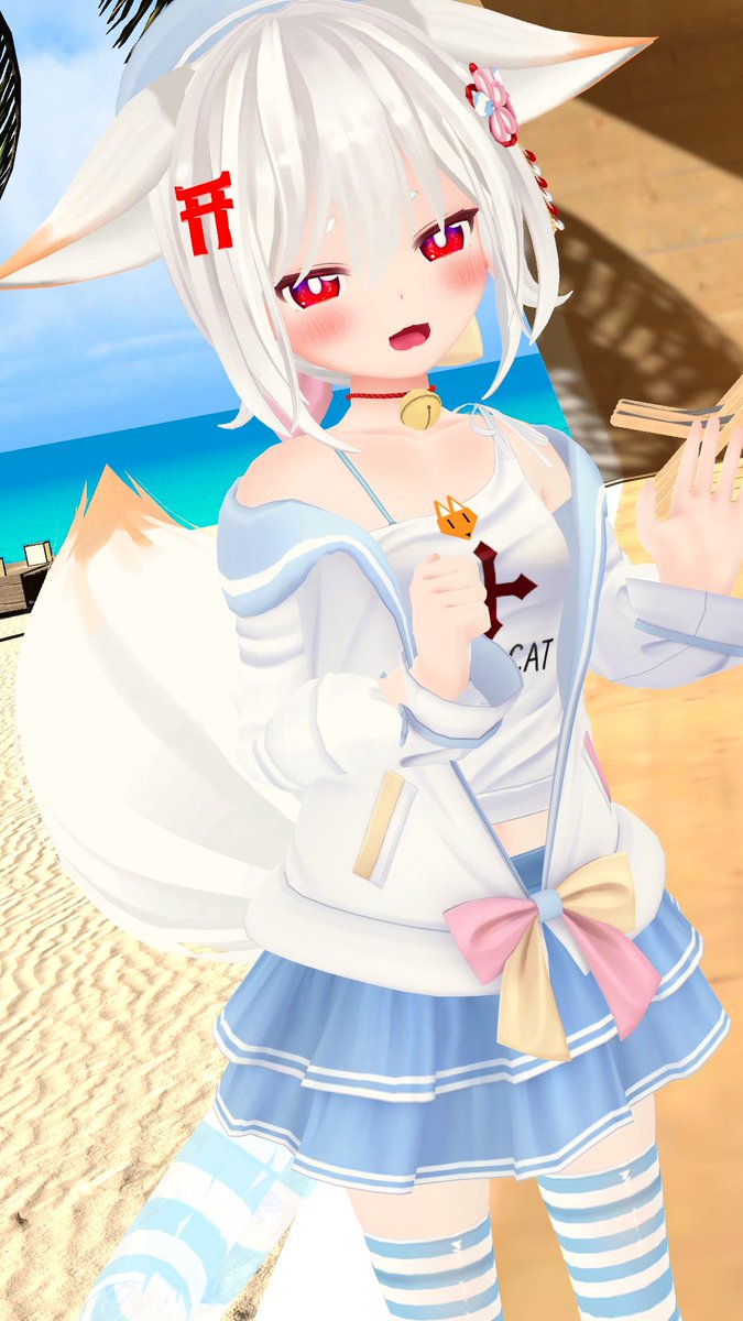 Silenceさんと初めてお会いできた～!(*`ω`*)
てんさん可愛い!みんなで包囲してた...!
どろしーさんの水着～! 